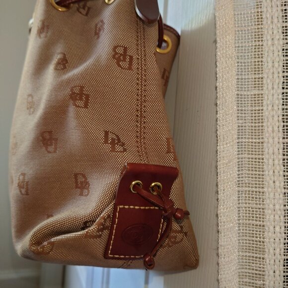 Dooney & Bourke Signature Drawstring Bucket Bag - Picture 13 of 14
